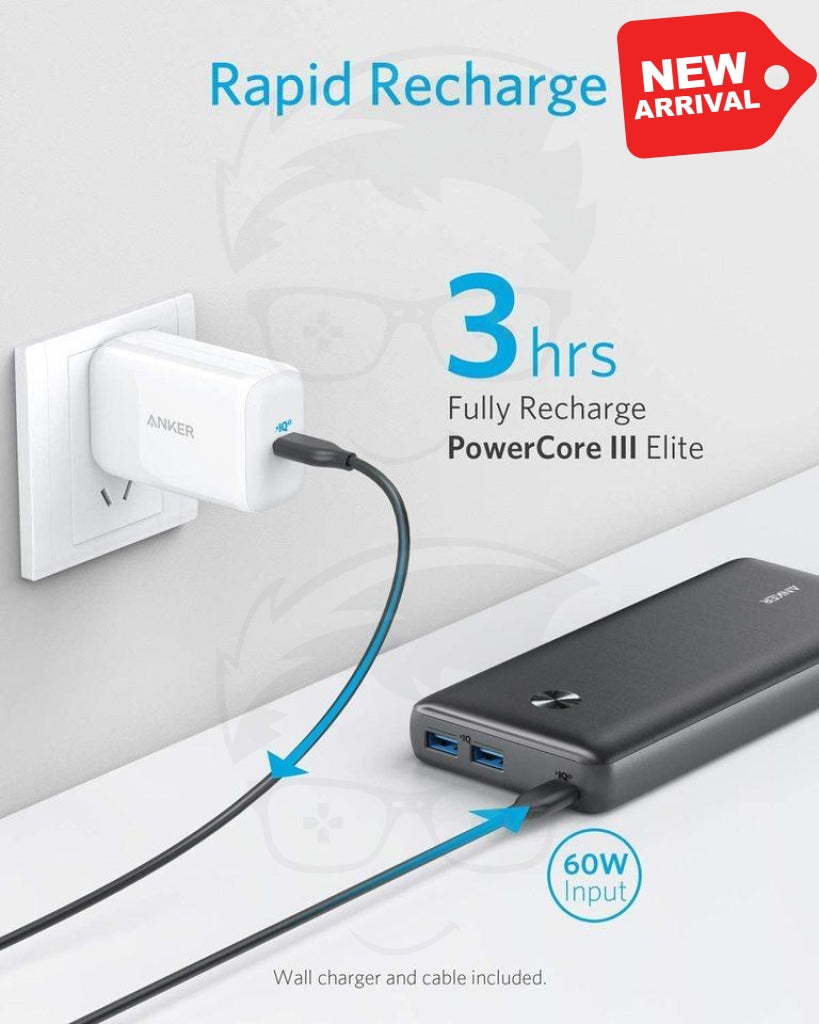 ANKER PowerCore III Elite 25600 60W + PowerPort III 65W Pod ANKER PowerCore III Elite 25600 60W + PowerPort III 65W Pod